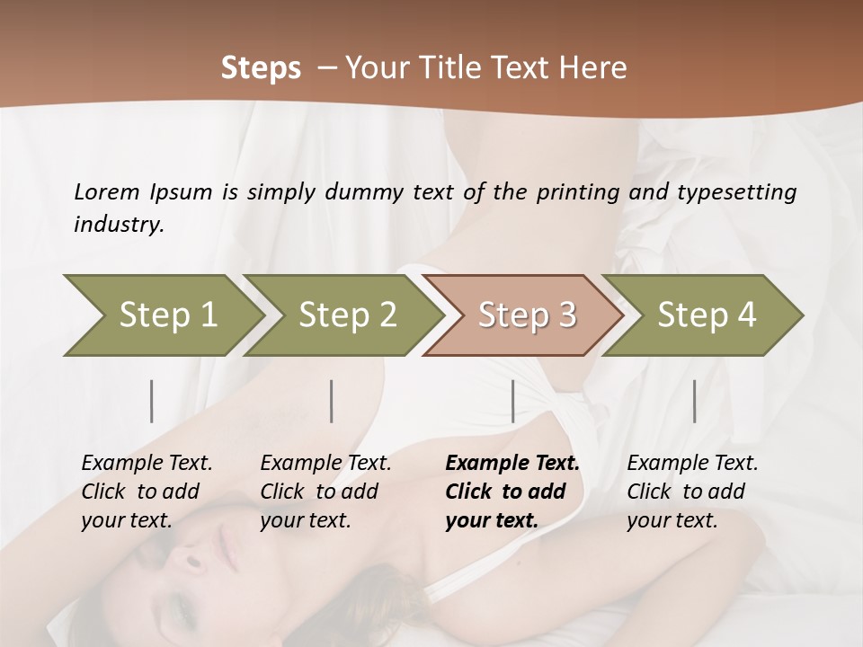 Pillow Sexy Captivating PowerPoint Template