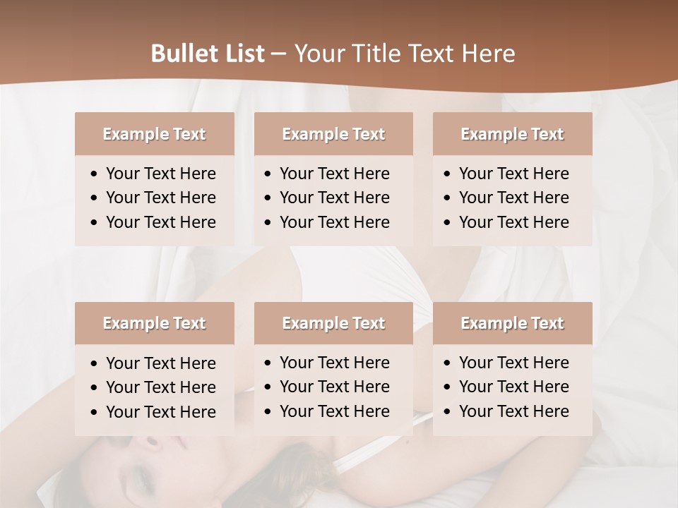 Pillow Sexy Captivating PowerPoint Template