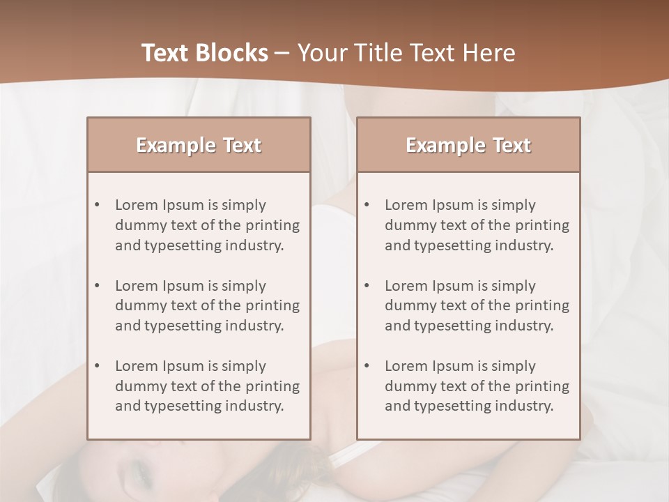 Pillow Sexy Captivating PowerPoint Template