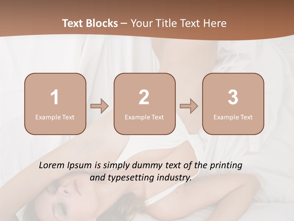 Pillow Sexy Captivating PowerPoint Template