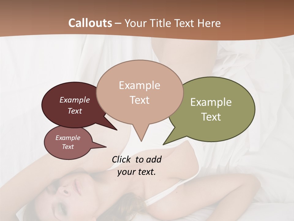 Pillow Sexy Captivating PowerPoint Template