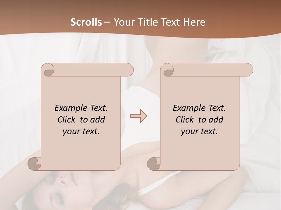 Pillow Sexy Captivating PowerPoint Template