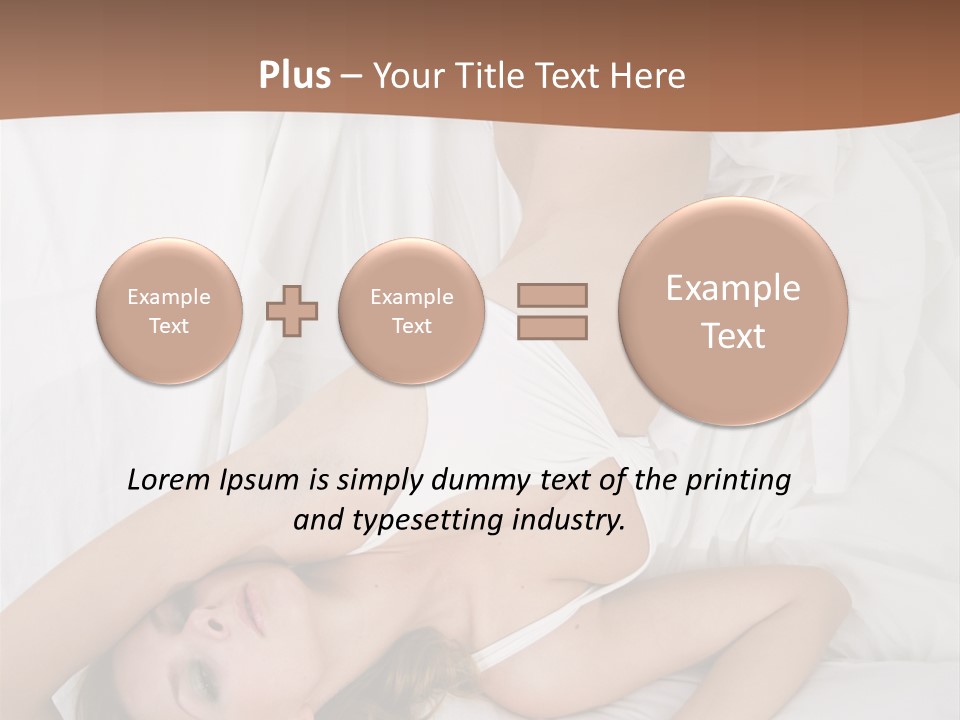 Pillow Sexy Captivating PowerPoint Template