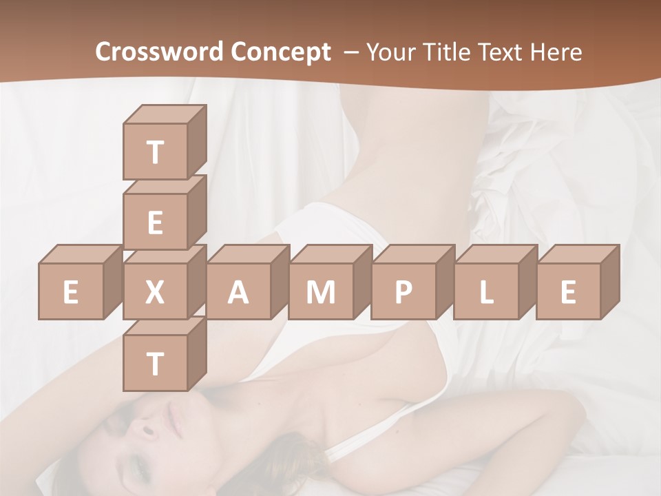 Pillow Sexy Captivating PowerPoint Template