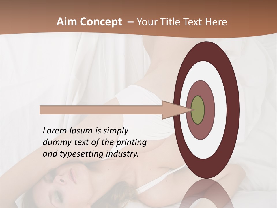 Pillow Sexy Captivating PowerPoint Template