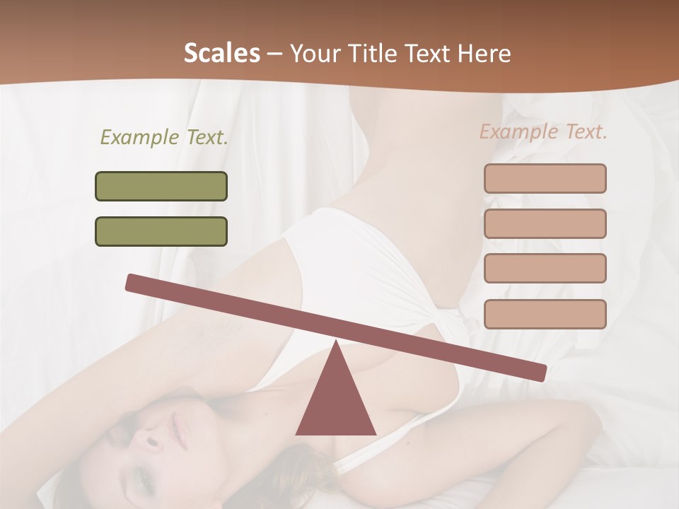 Pillow Sexy Captivating PowerPoint Template