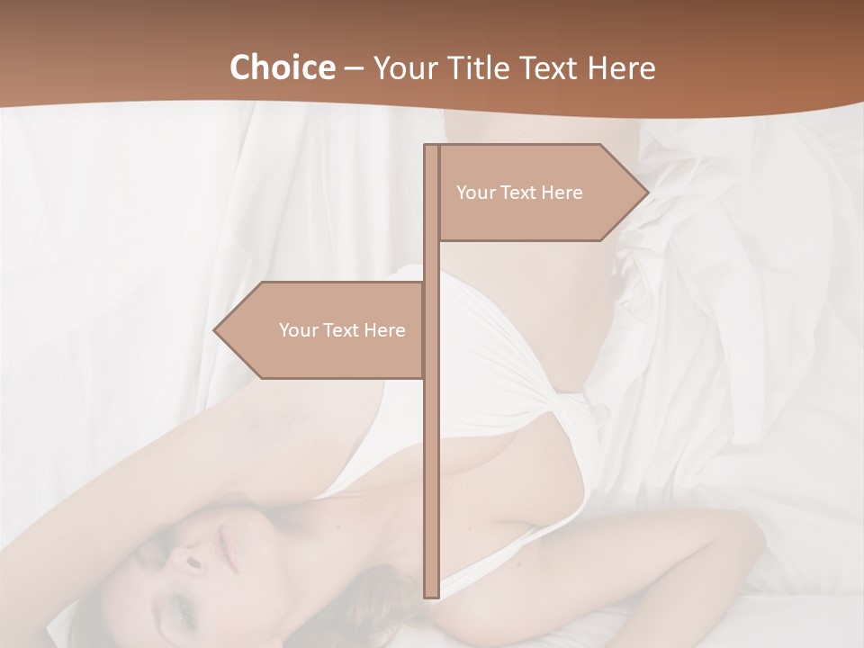 Pillow Sexy Captivating PowerPoint Template