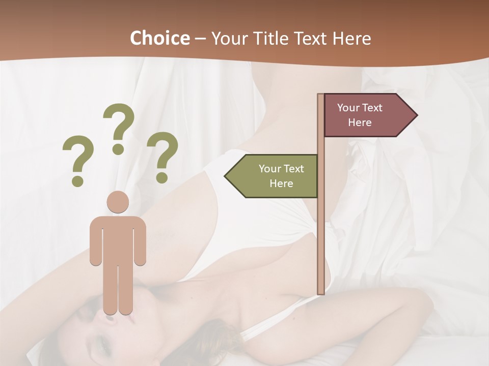 Pillow Sexy Captivating PowerPoint Template