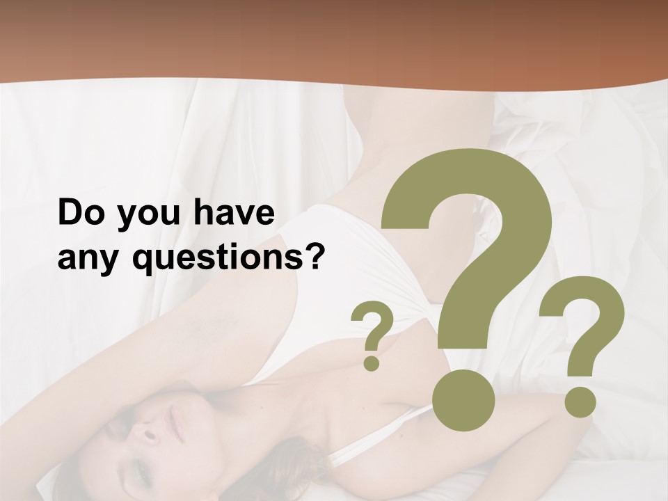 Pillow Sexy Captivating PowerPoint Template