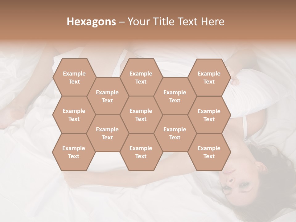 Model White Woman PowerPoint Template