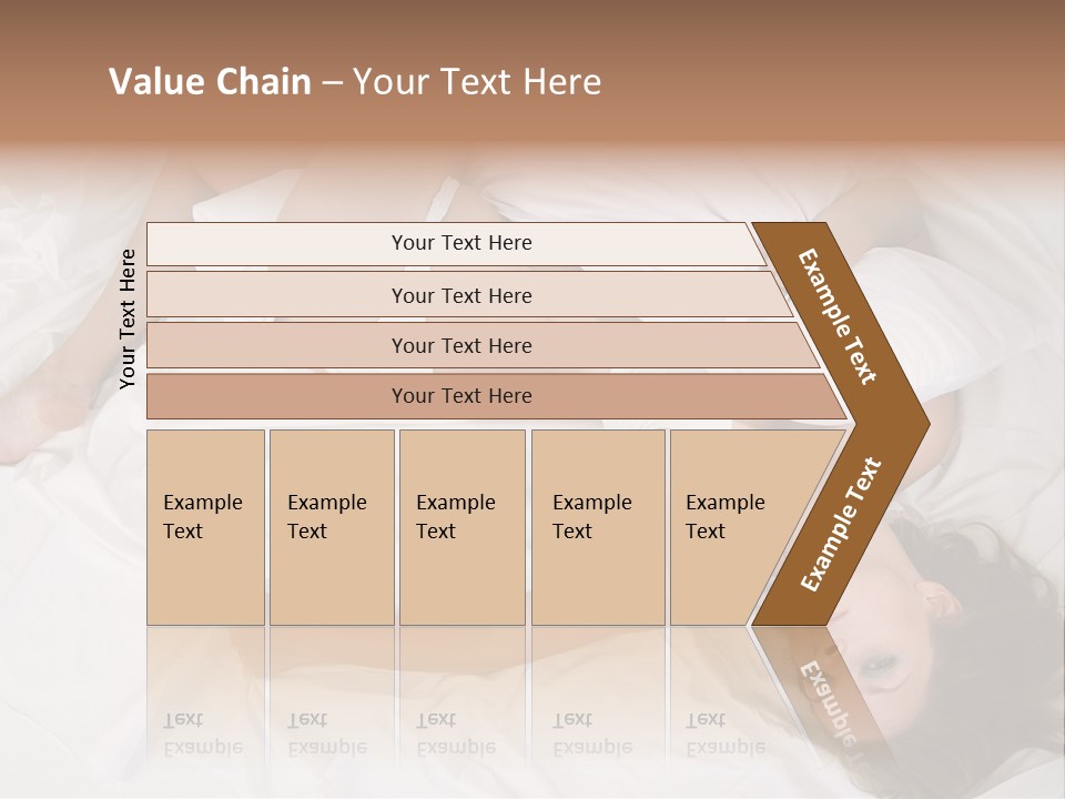 Model White Woman PowerPoint Template