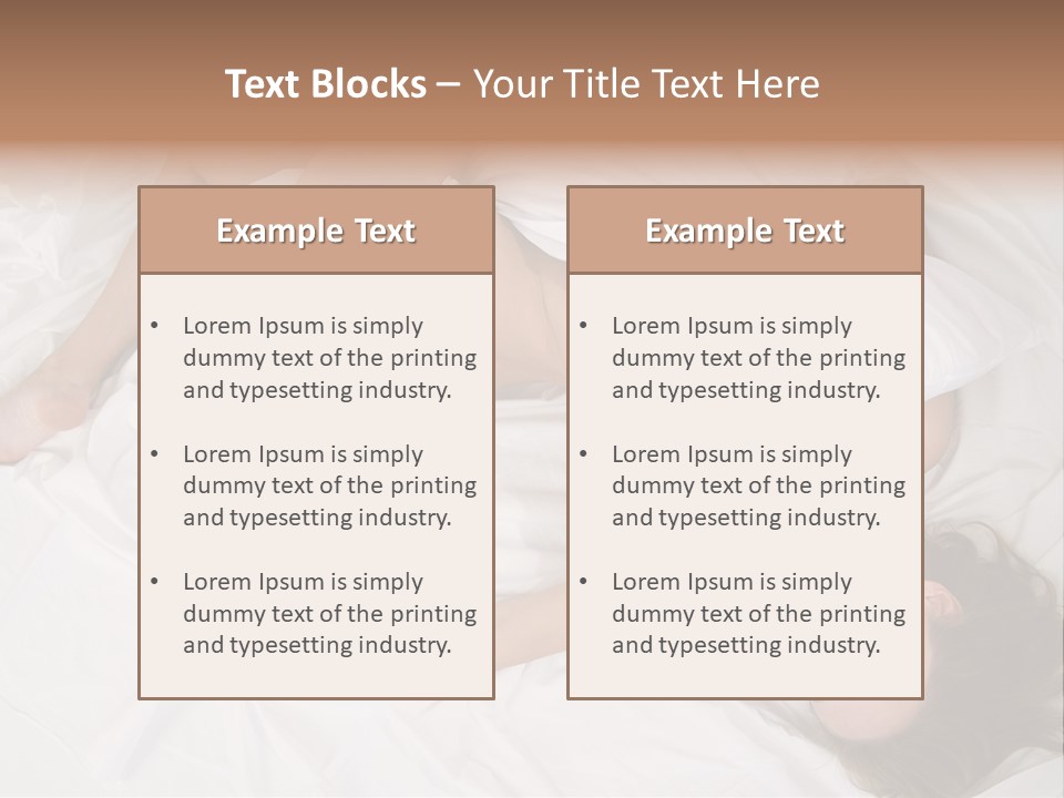 Model White Woman PowerPoint Template