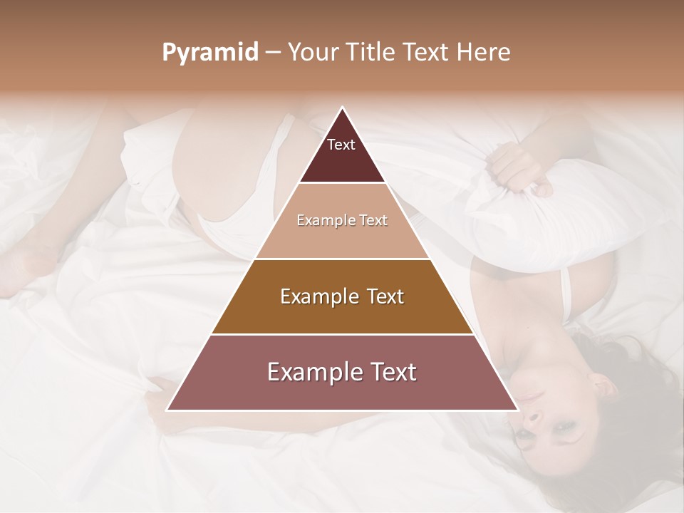 Model White Woman PowerPoint Template