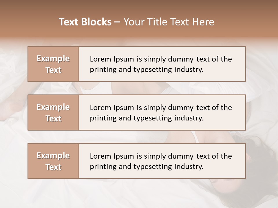 Model White Woman PowerPoint Template