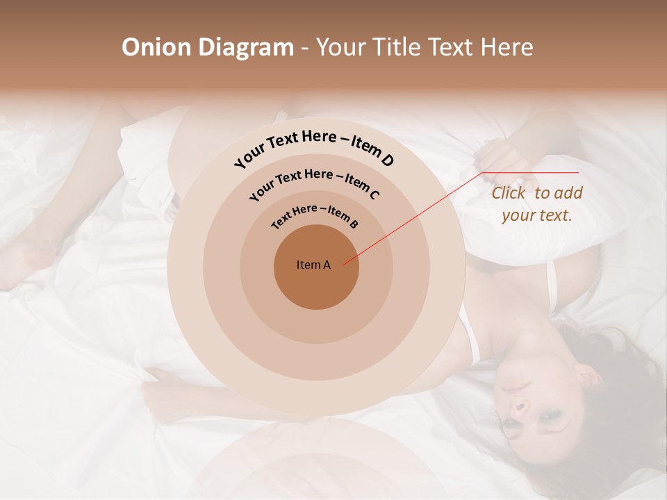 Model White Woman PowerPoint Template