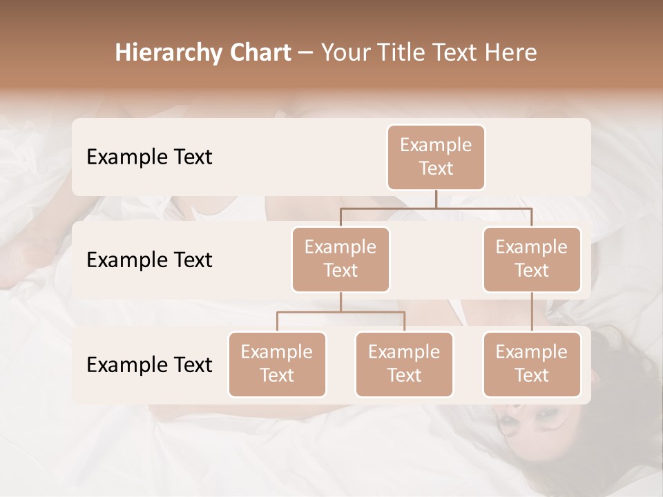 Model White Woman PowerPoint Template