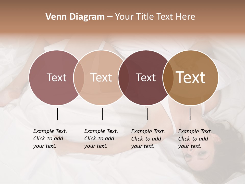 Model White Woman PowerPoint Template