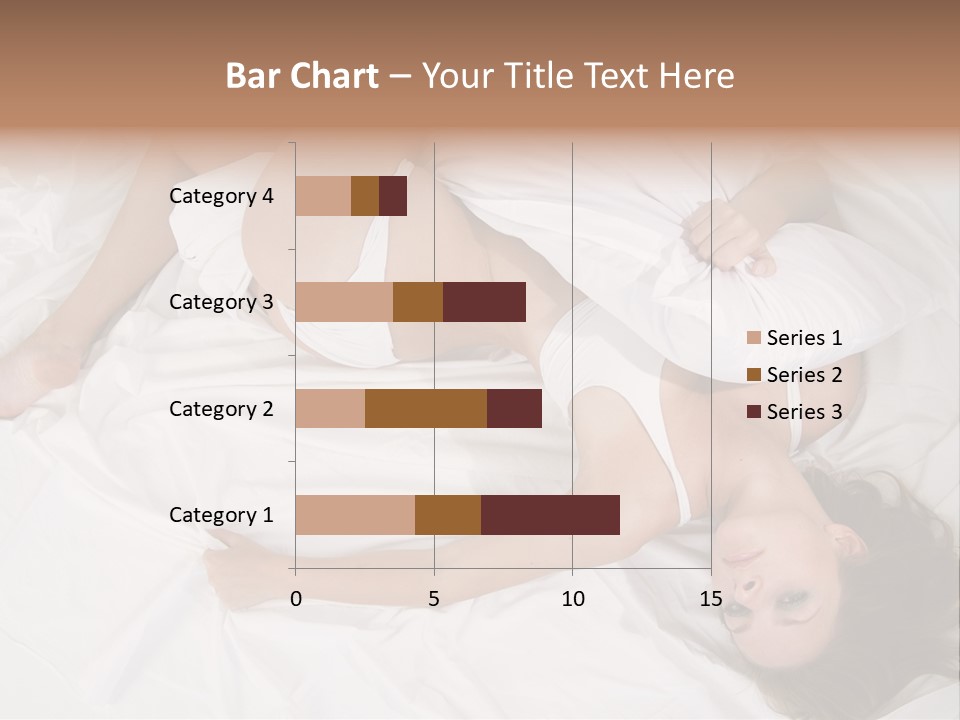Model White Woman PowerPoint Template