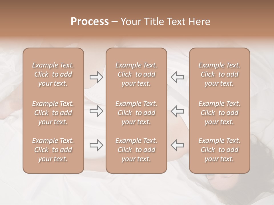 Model White Woman PowerPoint Template