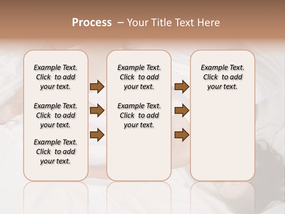 Model White Woman PowerPoint Template