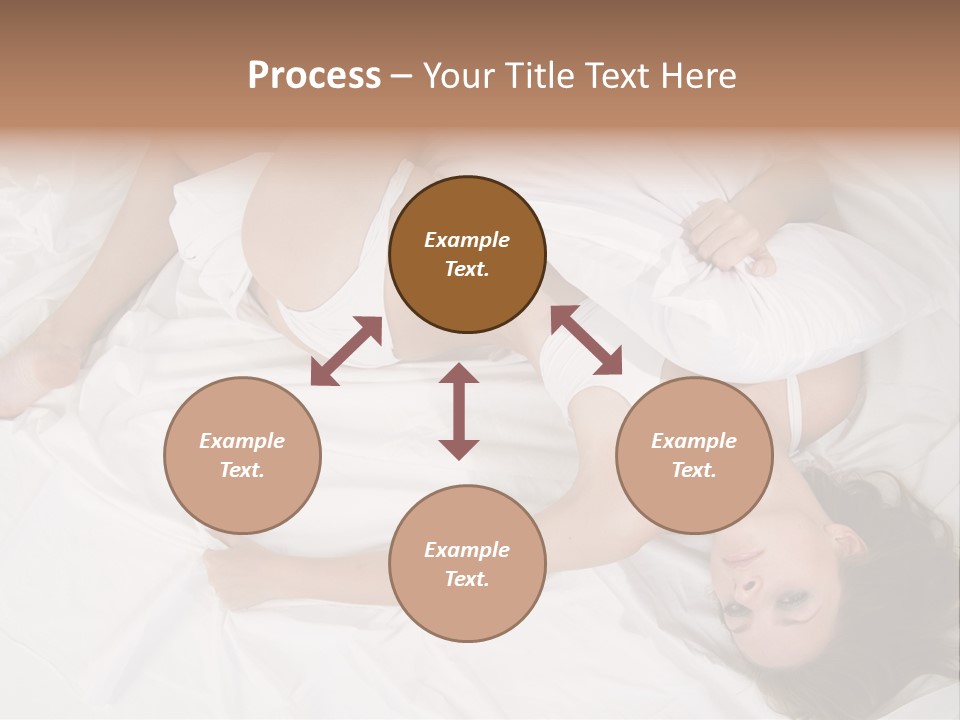 Model White Woman PowerPoint Template