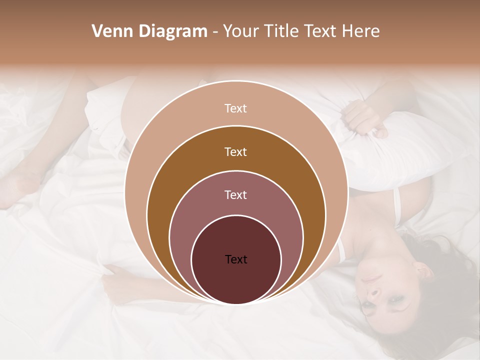 Model White Woman PowerPoint Template