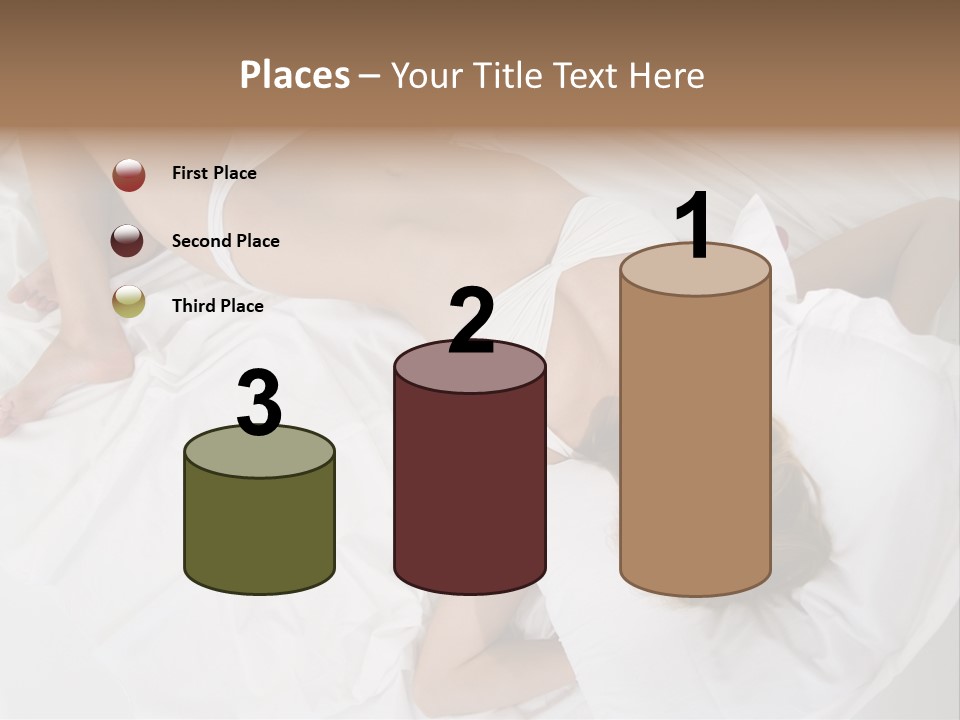 Captivating Female White PowerPoint Template