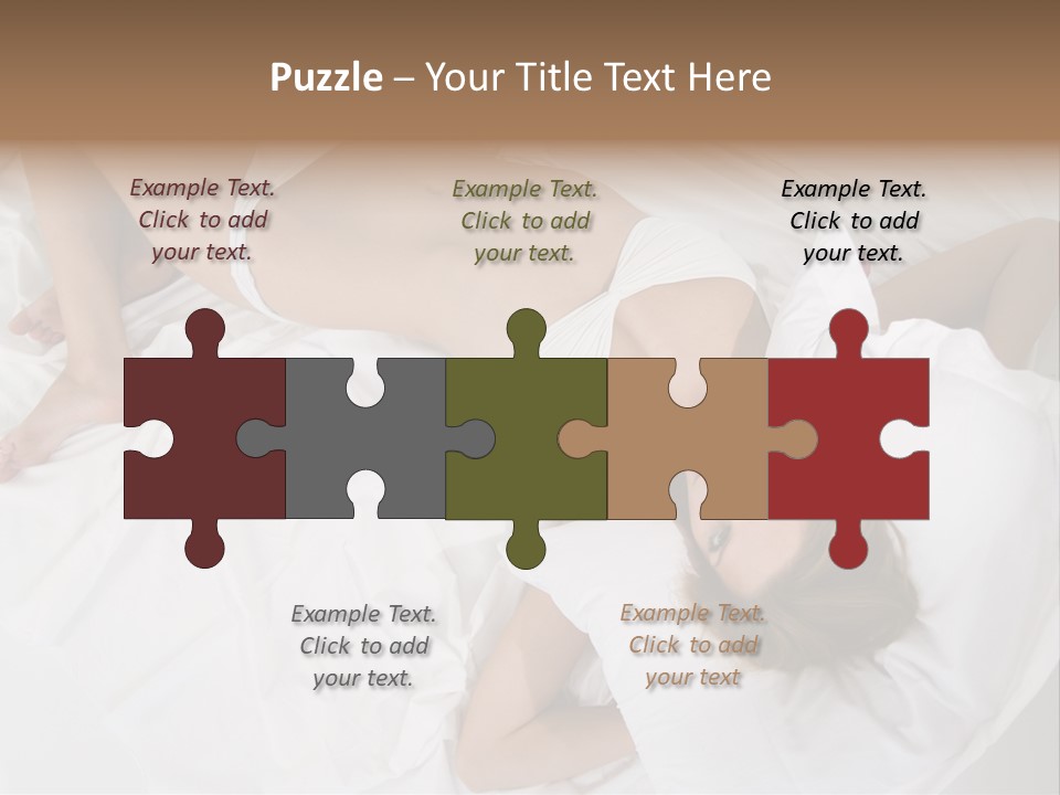 Captivating Female White PowerPoint Template