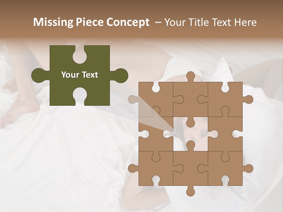 Captivating Female White PowerPoint Template