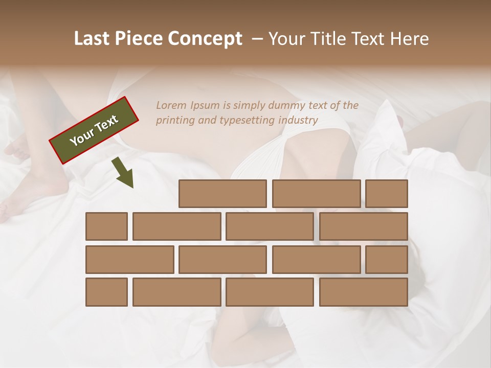 Captivating Female White PowerPoint Template