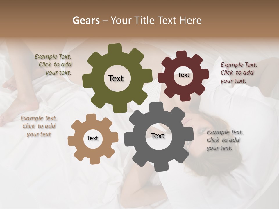 Captivating Female White PowerPoint Template