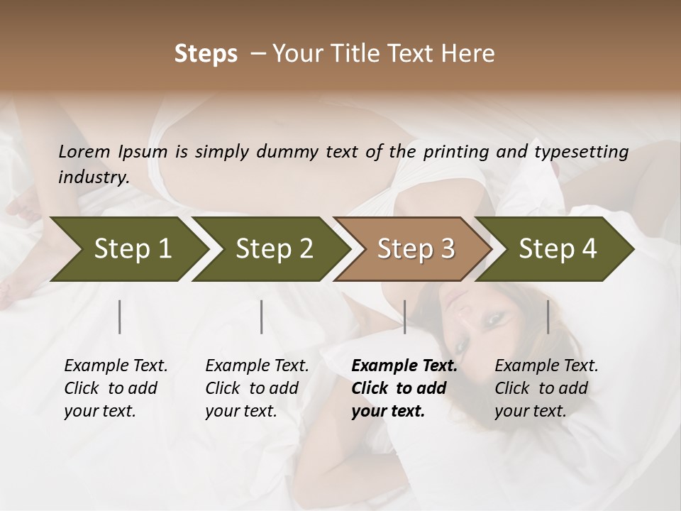 Captivating Female White PowerPoint Template