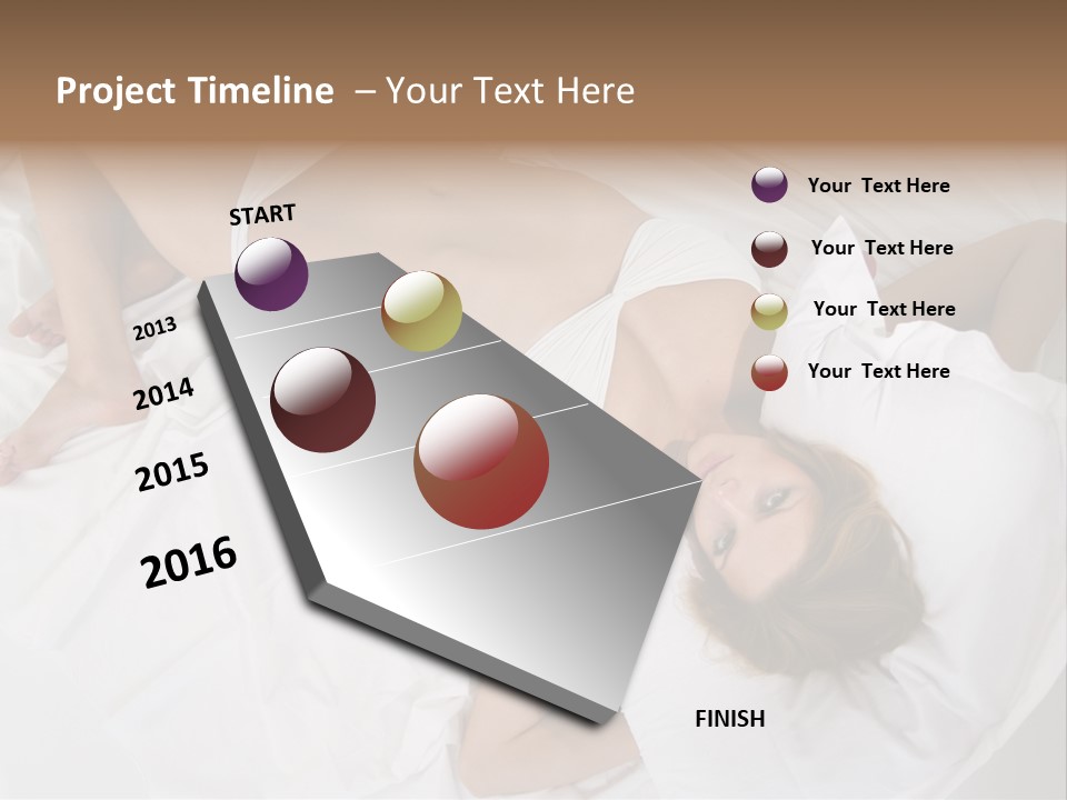 Captivating Female White PowerPoint Template