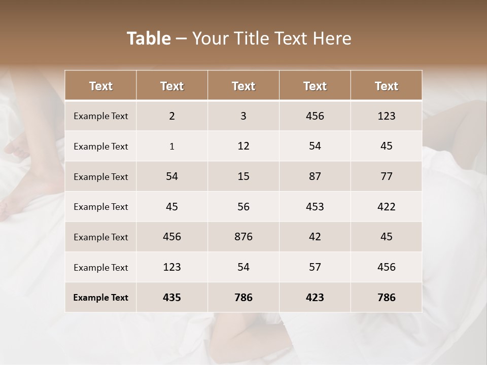 Captivating Female White PowerPoint Template