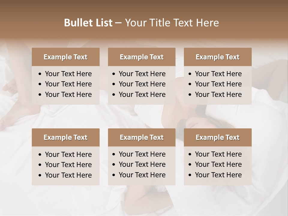 Captivating Female White PowerPoint Template