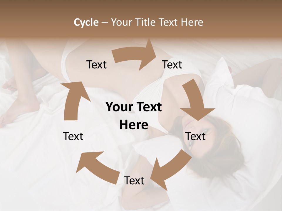 Captivating Female White PowerPoint Template