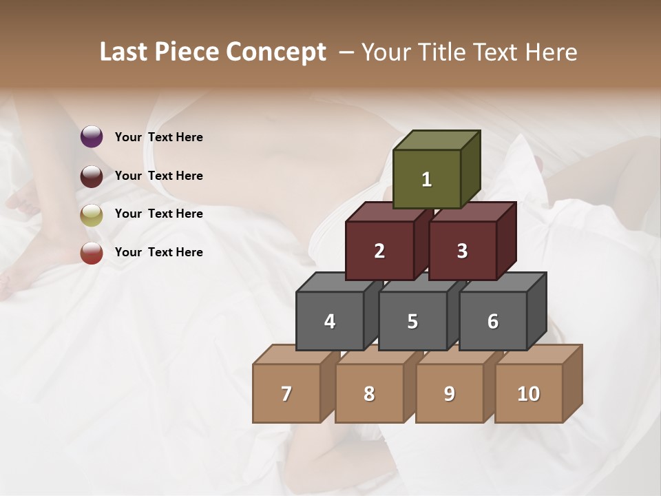 Captivating Female White PowerPoint Template