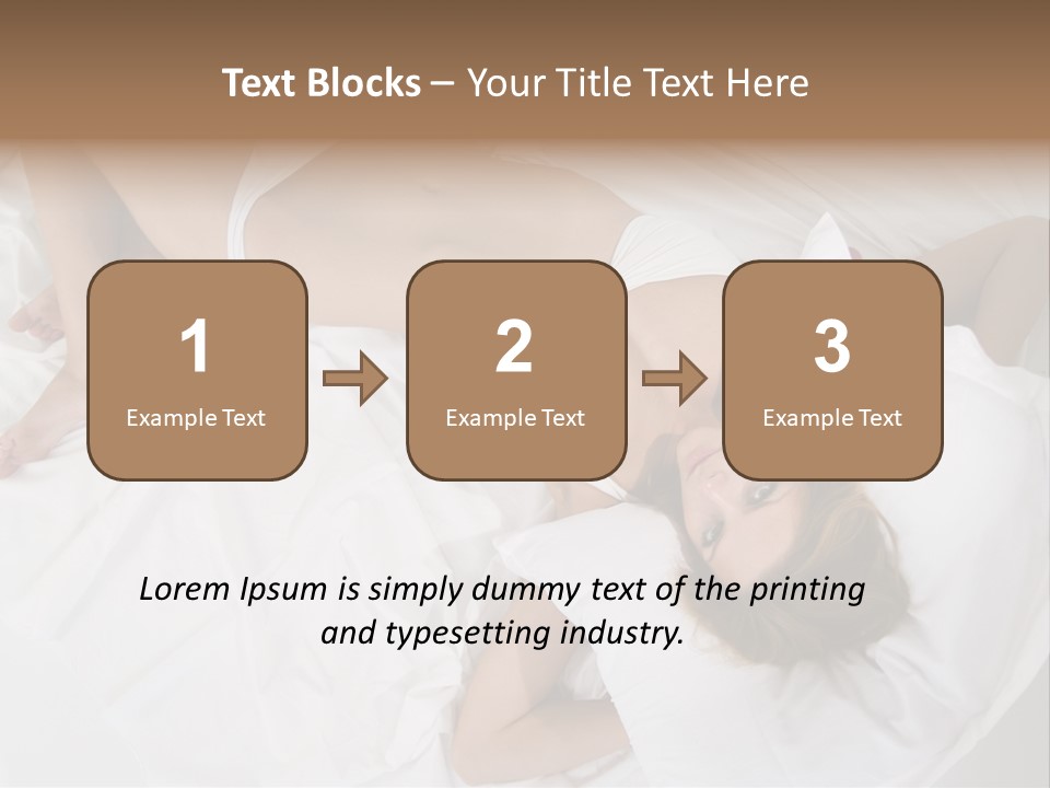 Captivating Female White PowerPoint Template