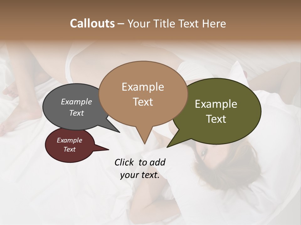 Captivating Female White PowerPoint Template