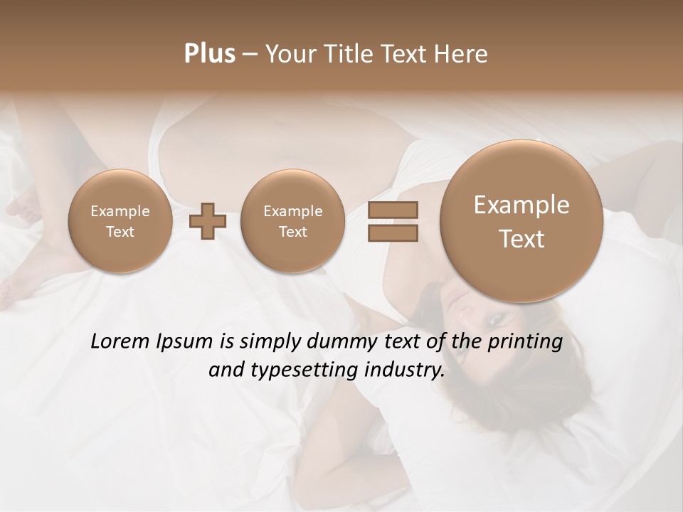 Captivating Female White PowerPoint Template