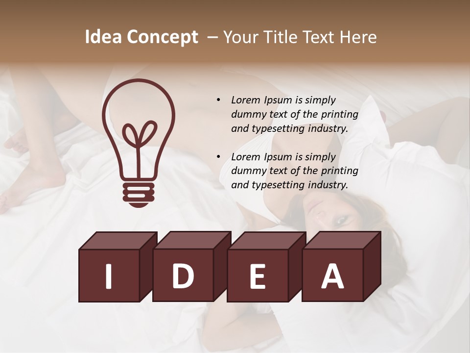 Captivating Female White PowerPoint Template