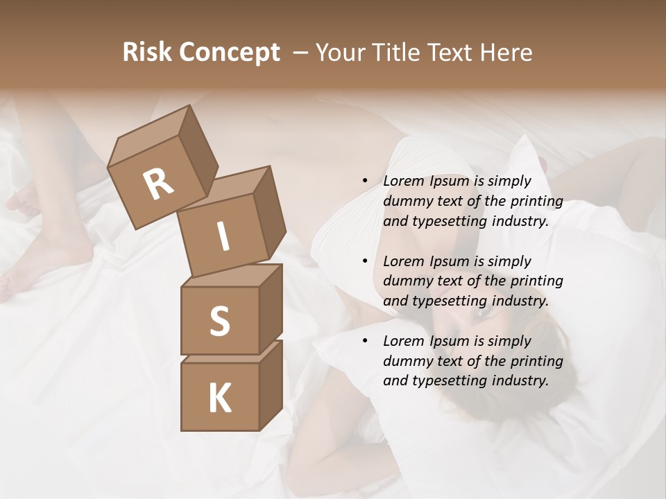 Captivating Female White PowerPoint Template