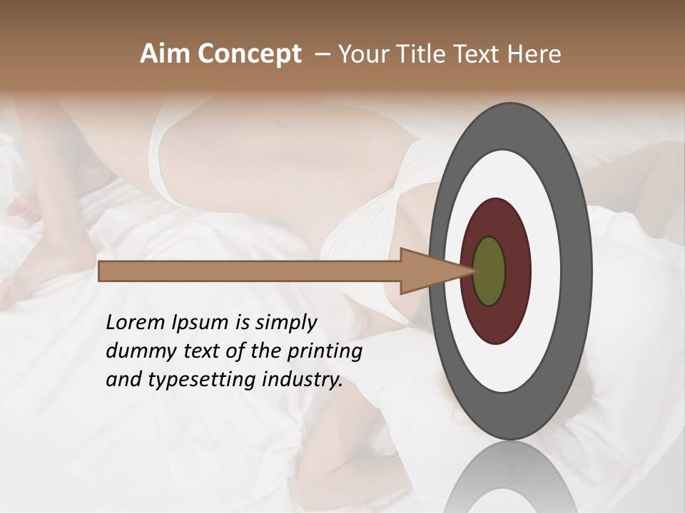 Captivating Female White PowerPoint Template