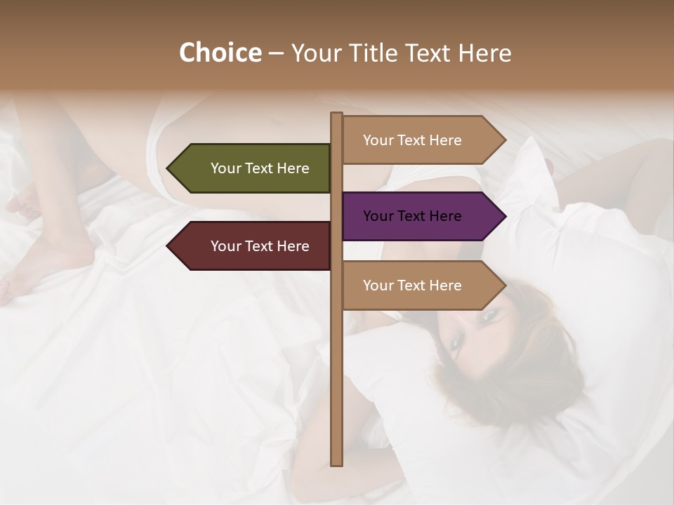 Captivating Female White PowerPoint Template