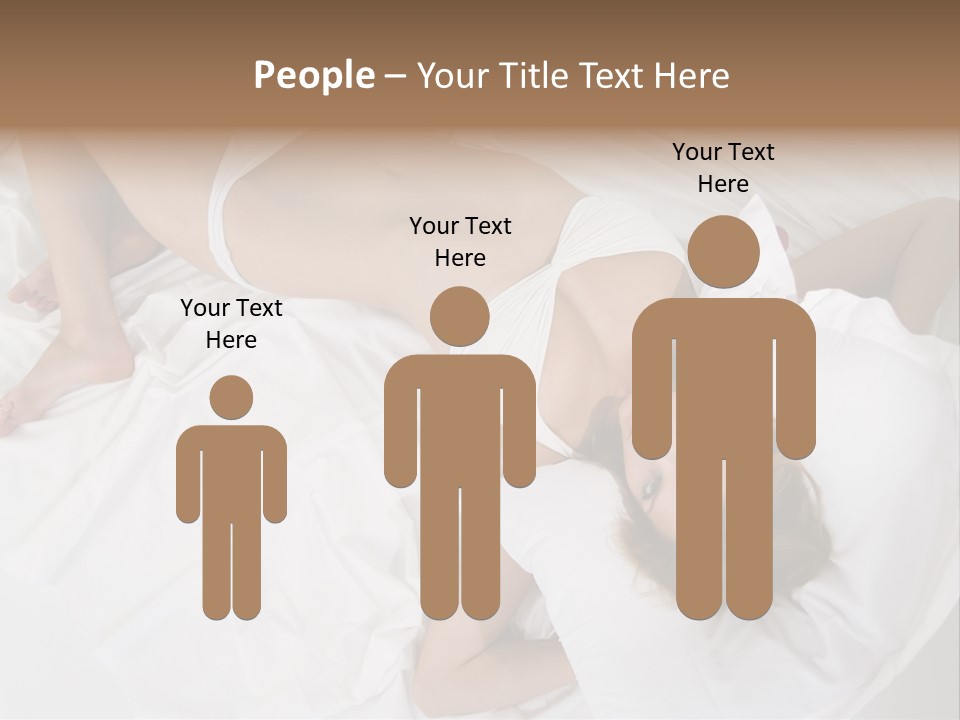 Captivating Female White PowerPoint Template