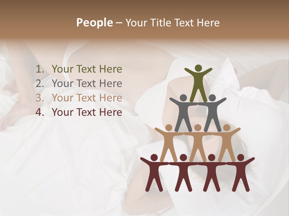 Captivating Female White PowerPoint Template