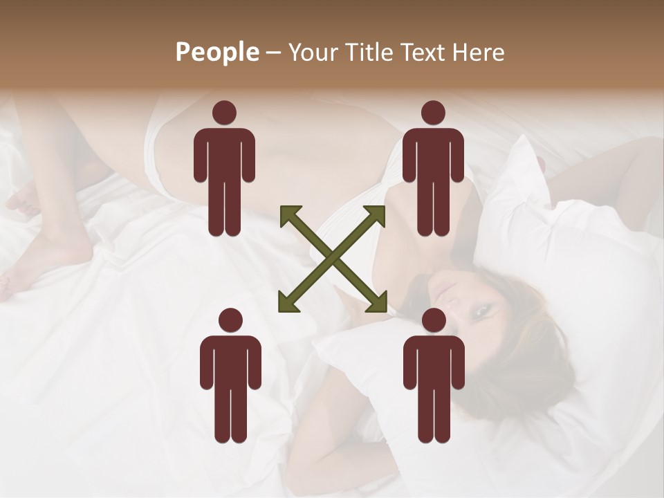 Captivating Female White PowerPoint Template