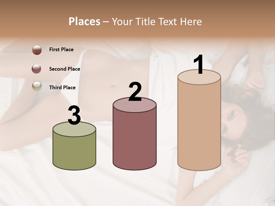 Girl Captivating Rest PowerPoint Template