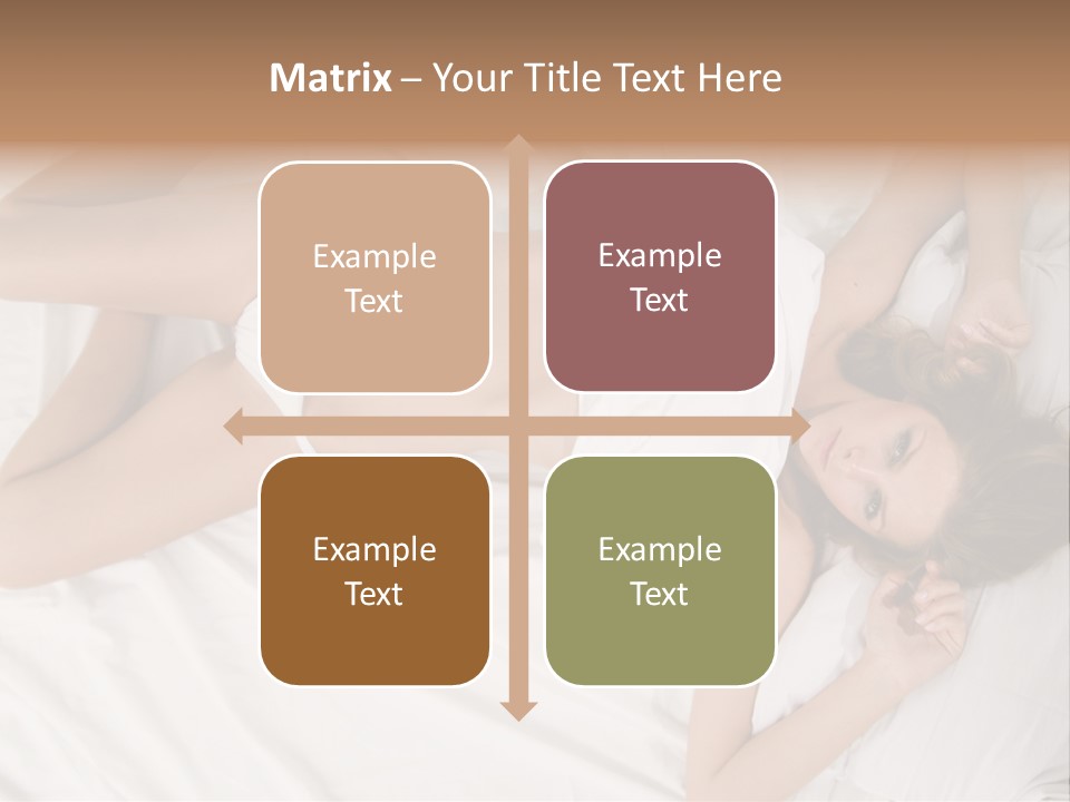 Girl Captivating Rest PowerPoint Template