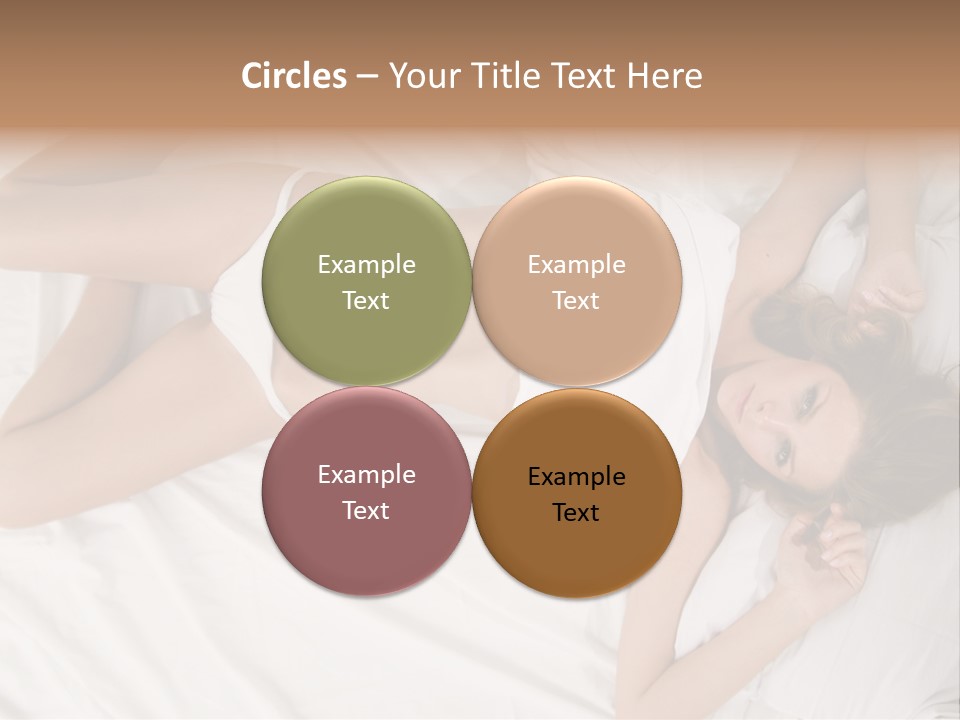 Girl Captivating Rest PowerPoint Template